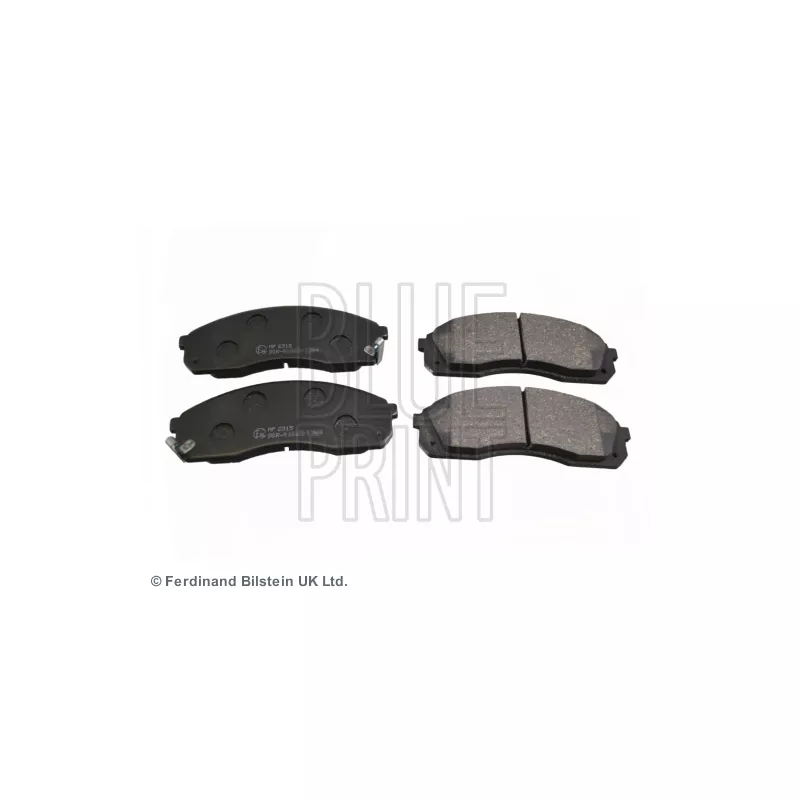 Jeu de 4 plaquettes de frein avant BLUE PRINT ADG04270