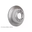 Jeu de 2 disques de frein arrière BLUE PRINT ADG043119 - Visuel 2