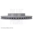 Jeu de 2 disques de frein avant BLUE PRINT ADG043125 - Visuel 3