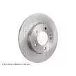 Jeu de 2 disques de frein arrière BLUE PRINT ADG043231 - Visuel 2