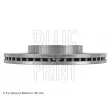 Jeu de 2 disques de frein avant BLUE PRINT ADG043232 - Visuel 3