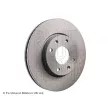 Jeu de 2 disques de frein avant BLUE PRINT ADG04366 - Visuel 2
