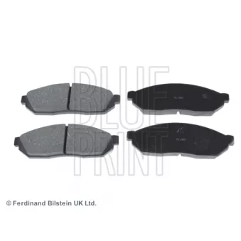 Jeu de 4 plaquettes de frein avant BLUE PRINT ADH24205