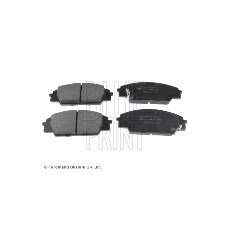 Jeu de 4 plaquettes de frein avant BLUE PRINT ADH24258
