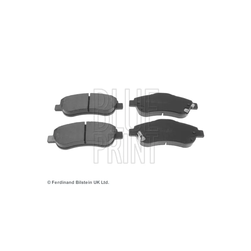Jeu de 4 plaquettes de frein avant BLUE PRINT ADH24275