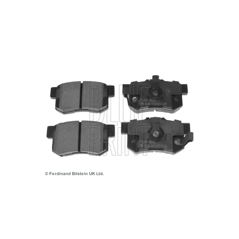 Jeu de 4 plaquettes de frein arrière BLUE PRINT ADH24280