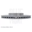 Jeu de 2 disques de frein avant BLUE PRINT ADH24391 - Visuel 3