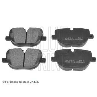 Jeu de 4 plaquettes de frein arrière BLUE PRINT ADJ134208