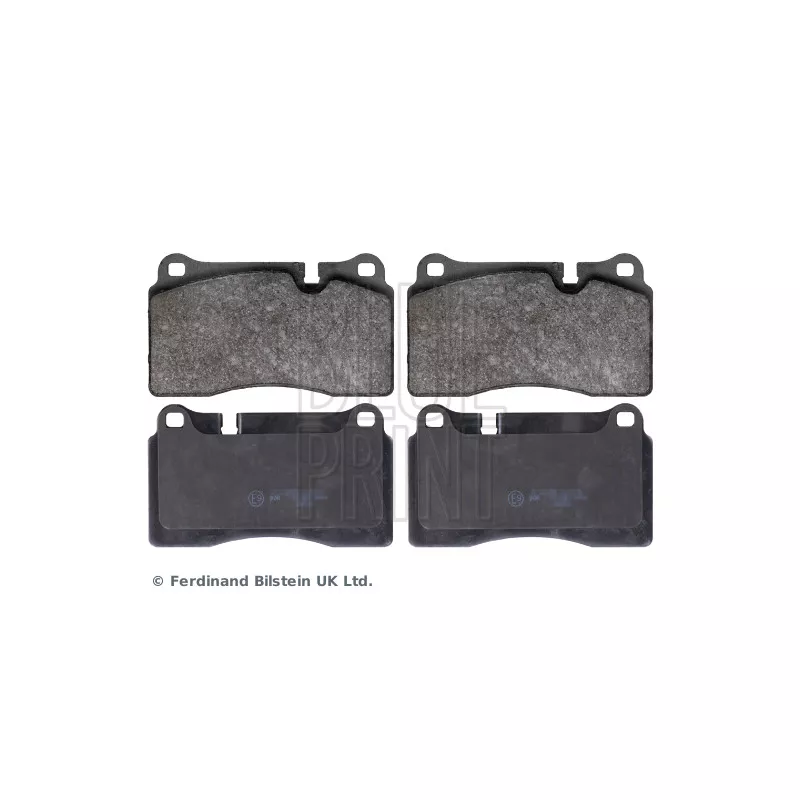 Jeu de 4 plaquettes de frein avant BLUE PRINT ADJ134211