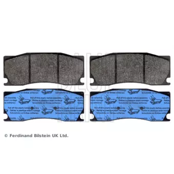 Jeu de 4 plaquettes de frein avant BLUE PRINT ADJ134243