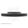 Jeu de 2 disques de frein avant BLUE PRINT ADJ134368 - Visuel 3