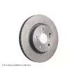 Jeu de 2 disques de frein avant BLUE PRINT ADK84324 - Visuel 2