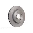 Jeu de 2 disques de frein avant BLUE PRINT ADK84341 - Visuel 2