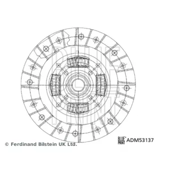 Disque d'embrayage BLUE PRINT ADM53137