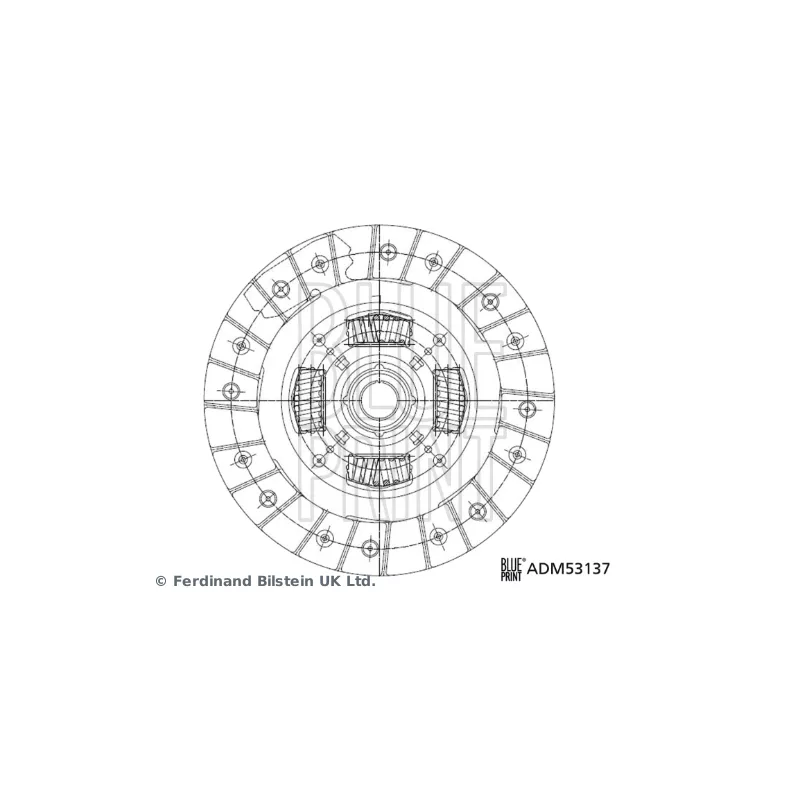 Disque d'embrayage BLUE PRINT ADM53137
