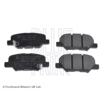 Jeu de 4 plaquettes de frein arrière BLUE PRINT ADM542107