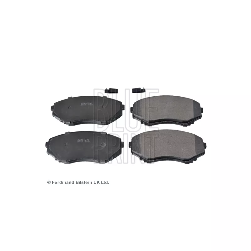 Jeu de 4 plaquettes de frein avant BLUE PRINT ADM54270