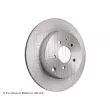Jeu de 2 disques de frein arrière BLUE PRINT ADM543120 - Visuel 2
