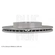 Jeu de 2 disques de frein avant BLUE PRINT ADM543128 - Visuel 3