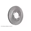 Jeu de 2 disques de frein avant BLUE PRINT ADM54317 - Visuel 2