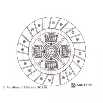 Disque d'embrayage BLUE PRINT ADN13199