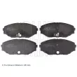 Jeu de 4 plaquettes de frein avant BLUE PRINT ADN142112 - Visuel 1