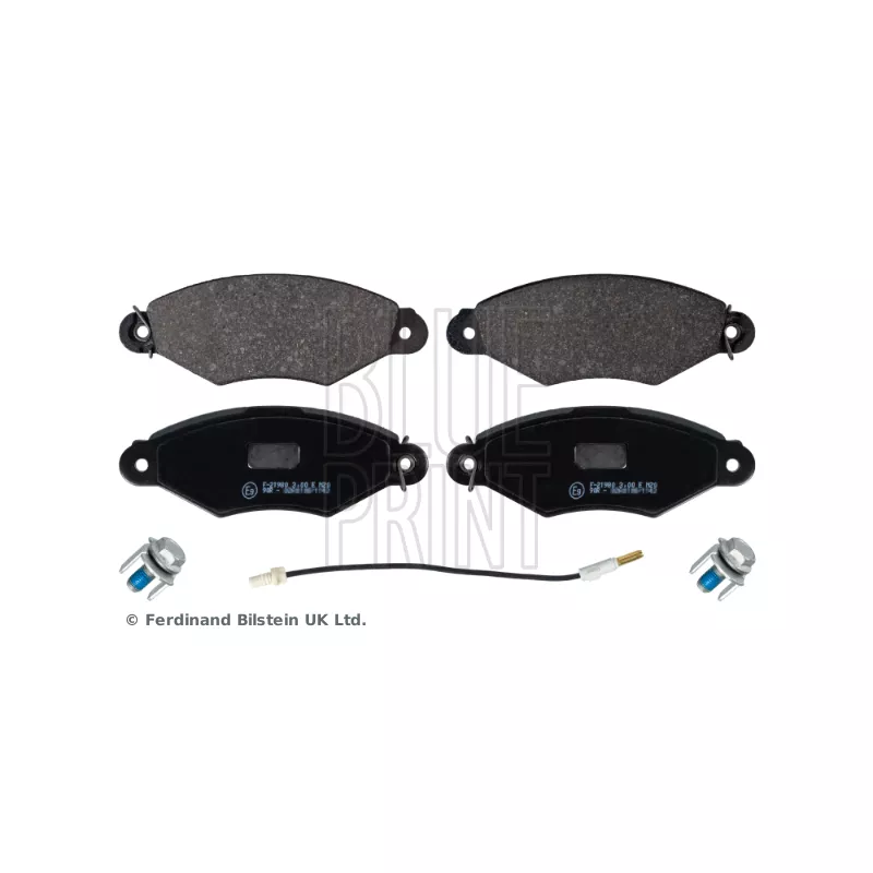 Jeu de 4 plaquettes de frein avant BLUE PRINT ADN142122