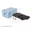 Jeu de 4 plaquettes de frein avant BLUE PRINT ADN142180 - Visuel 2