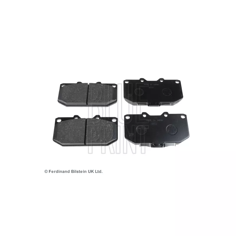 Jeu de 4 plaquettes de frein avant BLUE PRINT ADN14269