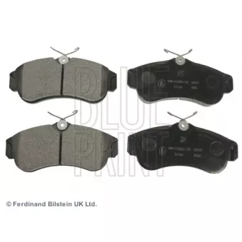 Jeu de 4 plaquettes de frein avant BLUE PRINT ADN14294