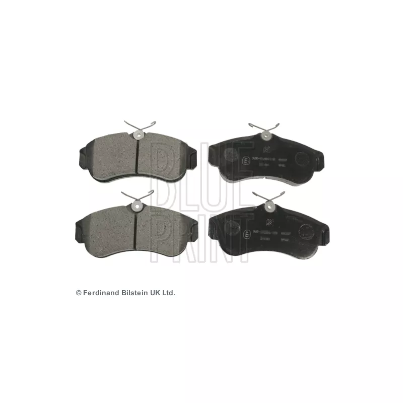 Jeu de 4 plaquettes de frein avant BLUE PRINT ADN14294