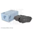 Jeu de 4 plaquettes de frein avant BLUE PRINT ADP154257 - Visuel 2