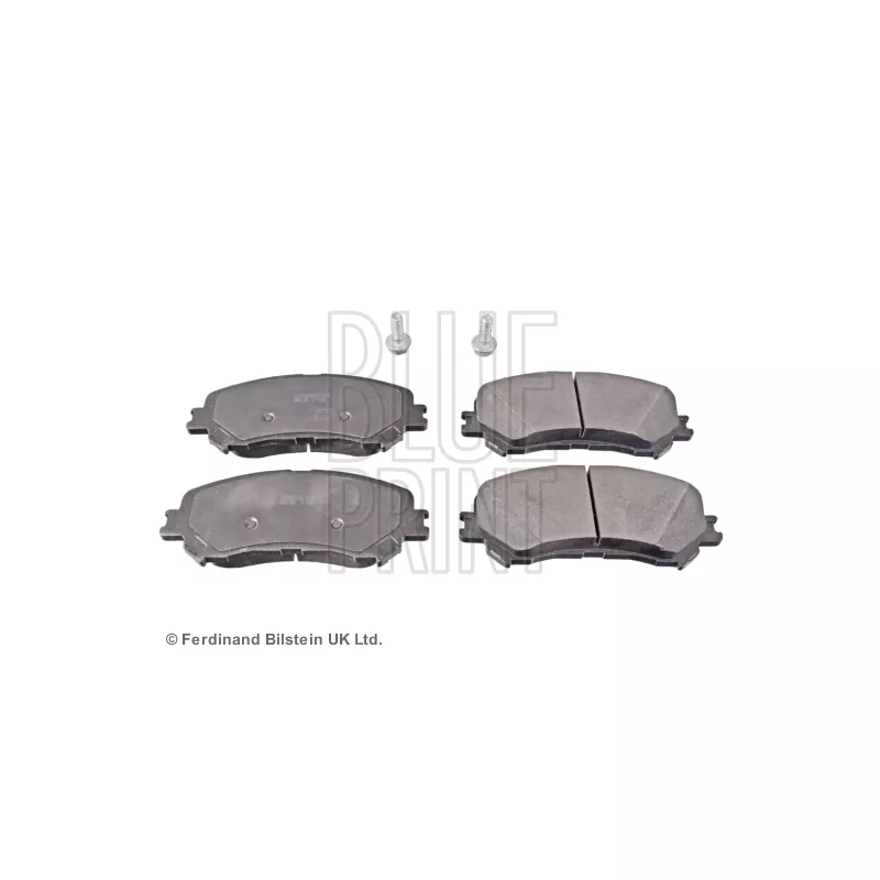 Jeu de 4 plaquettes de frein avant BLUE PRINT ADR164207