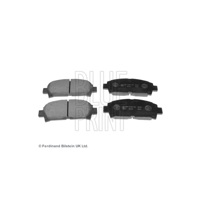 Jeu de 4 plaquettes de frein avant BLUE PRINT ADT342101