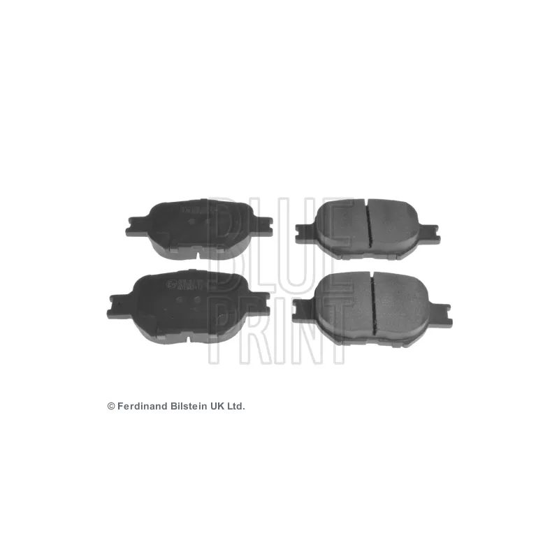 Jeu de 4 plaquettes de frein avant BLUE PRINT ADT342112