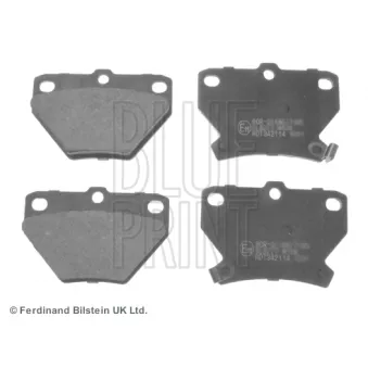 Jeu de 4 plaquettes de frein arrière BLUE PRINT ADT342114