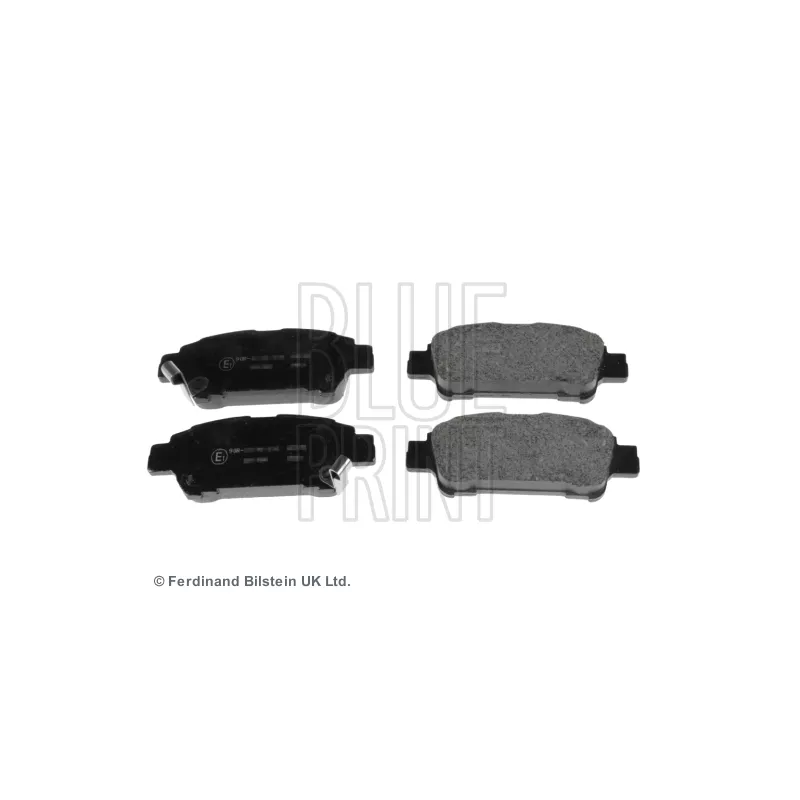 Jeu de 4 plaquettes de frein arrière BLUE PRINT ADT342119