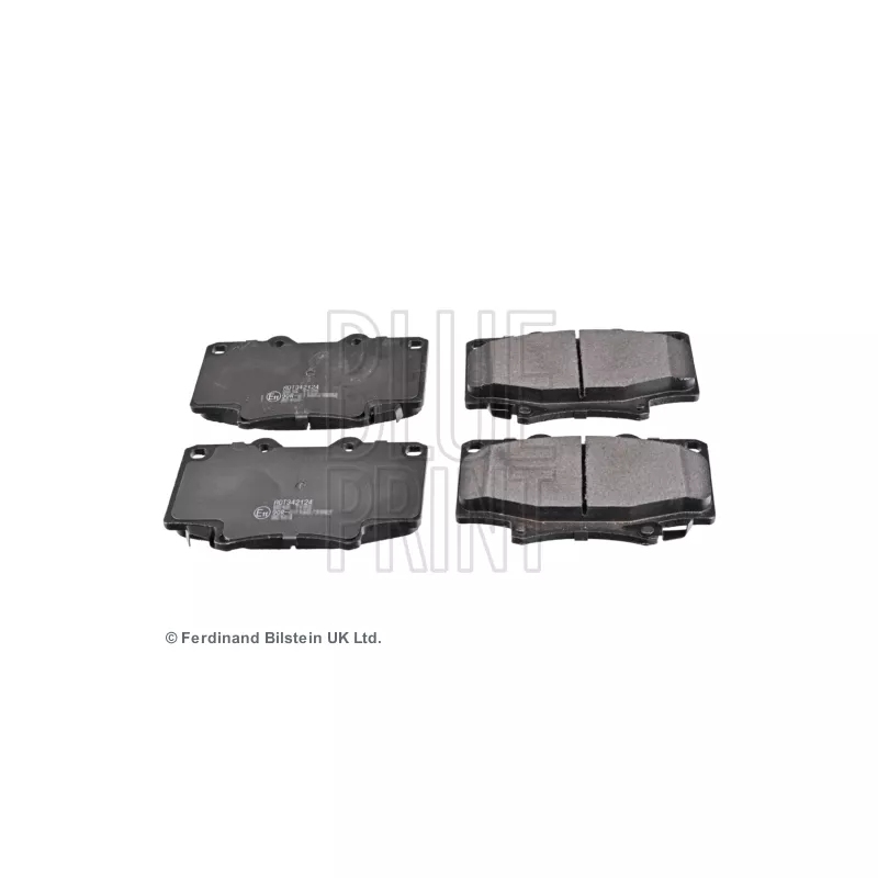 Jeu de 4 plaquettes de frein avant BLUE PRINT ADT342124