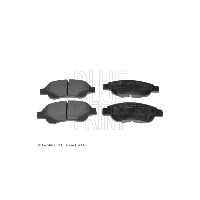 Jeu de 4 plaquettes de frein avant BLUE PRINT ADT342155
