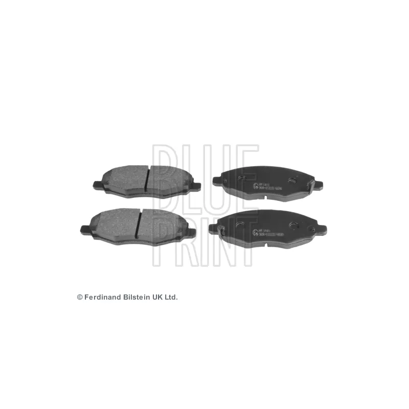 Jeu de 4 plaquettes de frein avant BLUE PRINT ADT342159