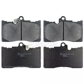 Jeu de 4 plaquettes de frein avant BLUE PRINT ADT342161