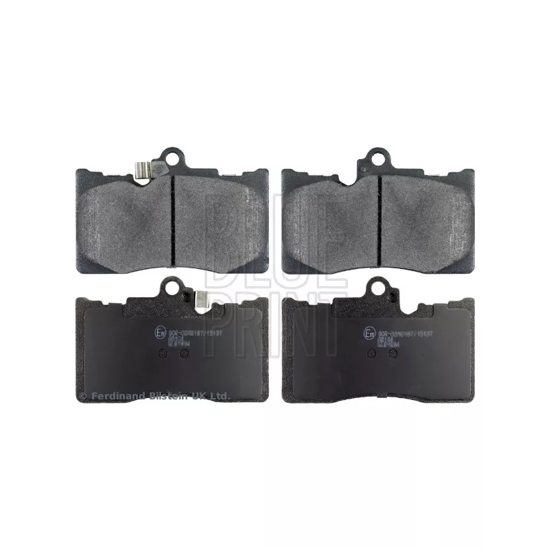 Jeu de 4 plaquettes de frein avant BLUE PRINT ADT342161
