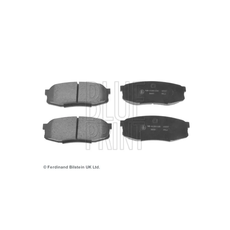 Jeu de 4 plaquettes de frein arrière BLUE PRINT ADT342176