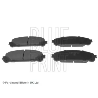 Jeu de 4 plaquettes de frein avant BLUE PRINT ADT342190