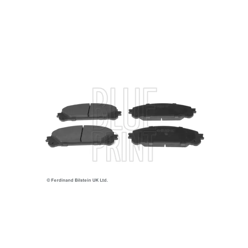 Jeu de 4 plaquettes de frein avant BLUE PRINT ADT342190