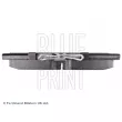Jeu de 4 plaquettes de frein arrière BLUE PRINT ADT342208 - Visuel 2
