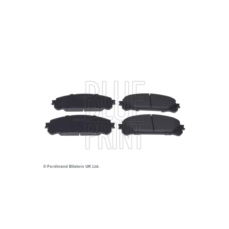 Jeu de 4 plaquettes de frein avant BLUE PRINT ADT342209