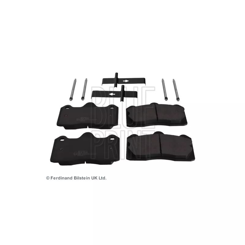 Jeu de 4 plaquettes de frein arrière BLUE PRINT ADT342211