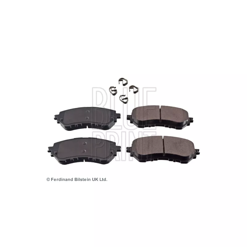 Jeu de 4 plaquettes de frein avant BLUE PRINT ADT342221