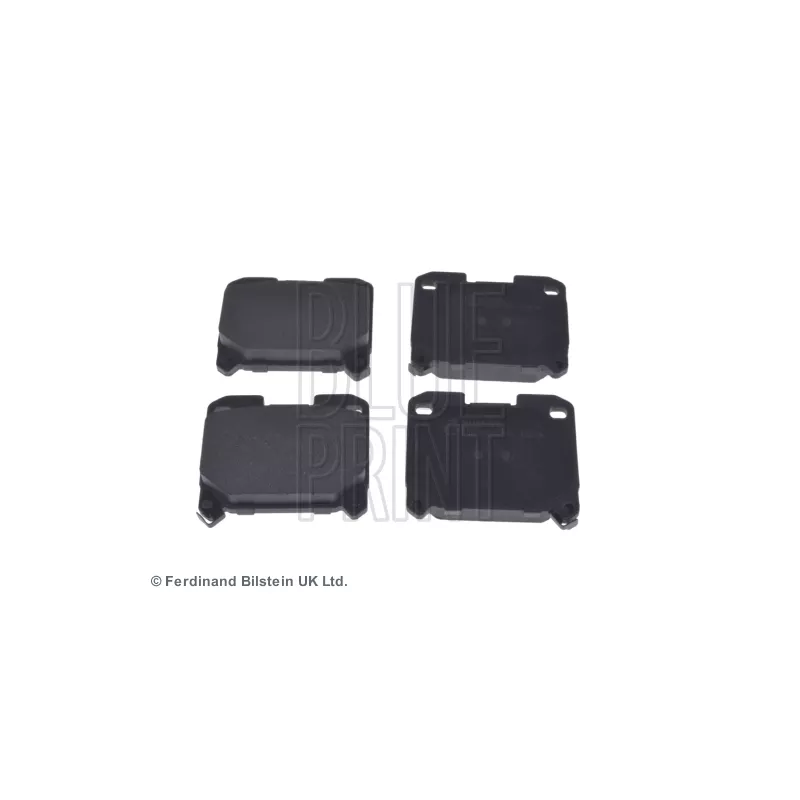Jeu de 4 plaquettes de frein arrière BLUE PRINT ADT34250